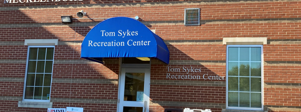 Tom Sykes Rec Center Entrance to the Tom Sykes Recreation Center