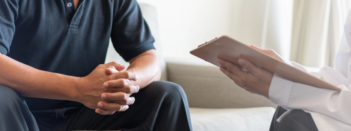 Header - CJS Evaluation Patient receiving evaluation from Doctor